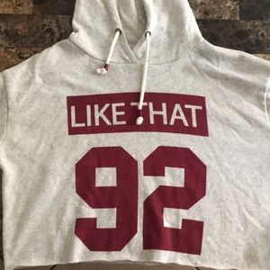 Cropped Grey Sweatshirt